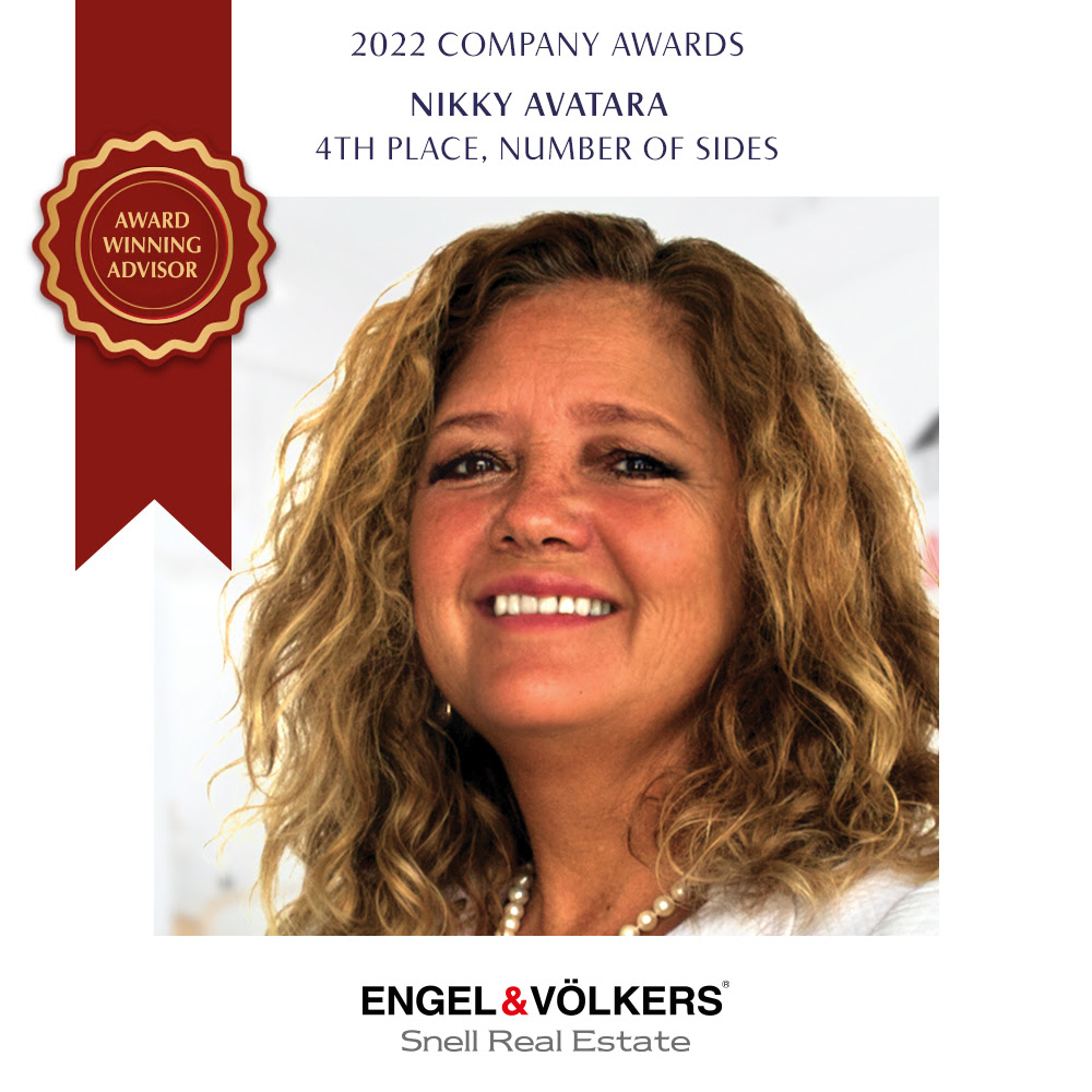 Nikky Avatara - 4th Place Number of Sides | Engel & Völkers Snell Real Estate Company Awards 2022