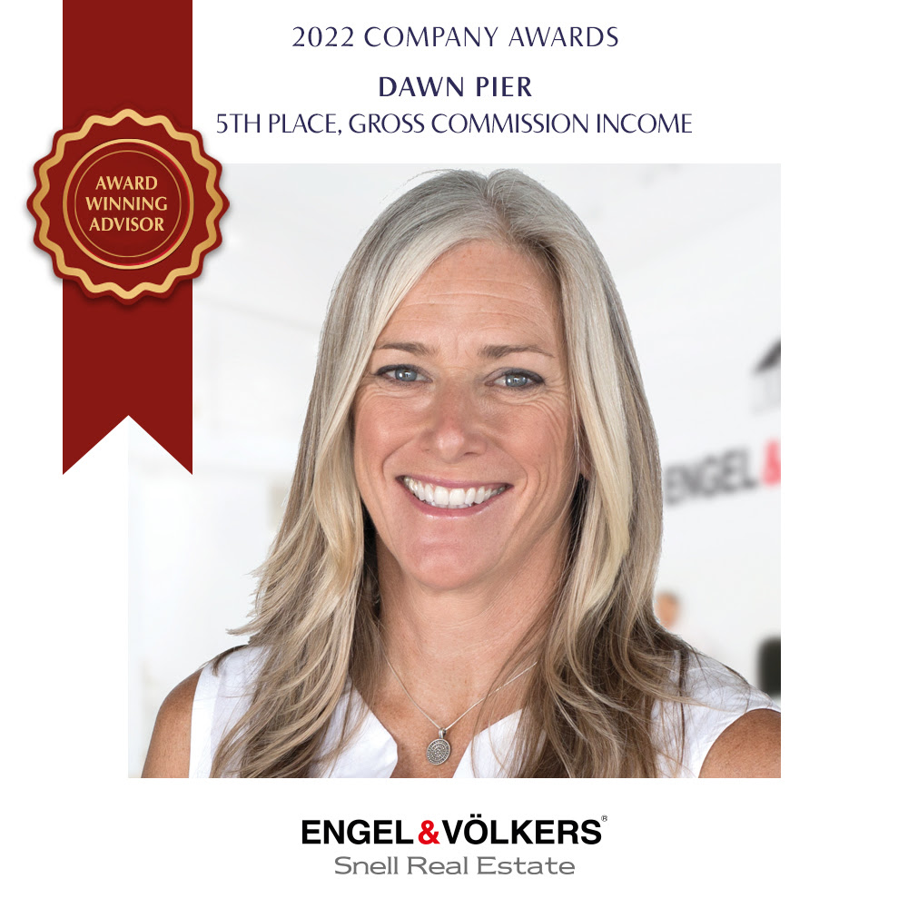 Dawn Pier - 5th Place, Gross Commision Income | Company Awards 2022 Engel & Völkers Snell Real Estate