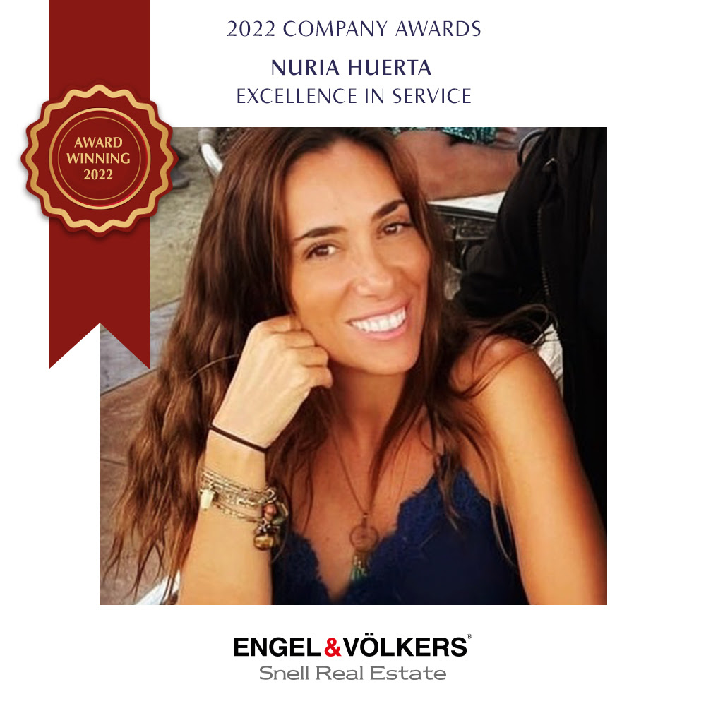 Nuria Huerta - Excellence in Service | Engel & Völkers Snell Real Estate Company Awards 2022