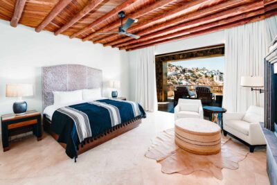 Waldorf Astoria Los Cabos Residences Master Bedroom and Terrace | Engel and Völkers Snell Real Estate