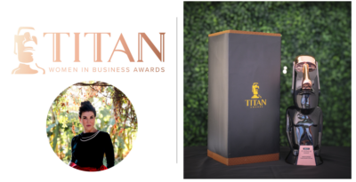 Vanessa Fukunaga Platinum Winner 2023 | Female Executive of the Year Titan Women in Business Awards | Engel & Völkers Snell Real Estate