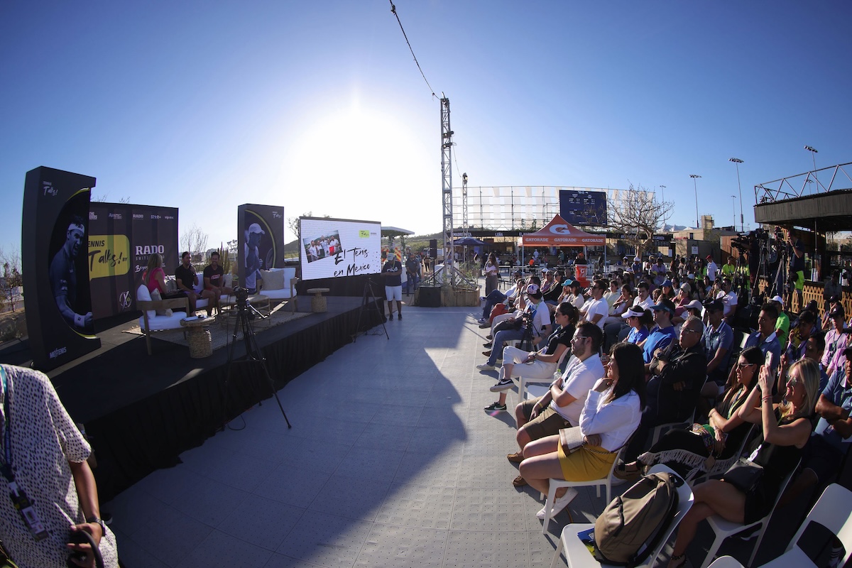 Beyond the baseline—live panels, brand activations, and cultural programming bring added depth to the ATP Los Cabos experience. Image Credit: Mextenis