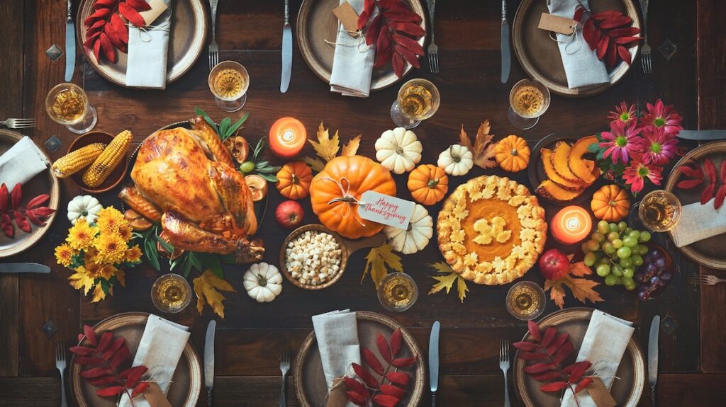 A celebration shared across borders. Whether in the U.S., Canada, or Mexico, Thanksgiving shines through its flavors—classic dishes, regional twists, and tables that tell a story of tradition and togetherness. Image credit; Shutterstock.