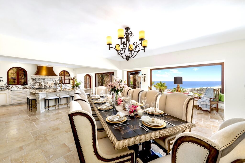 Thanksgiving at Villa Marisal, Pedregal becomes an immersive experience—sunlit dining, sea views, a table set for unforgettable moments, and the effortless luxury of Cabo’s signature lifestyle.